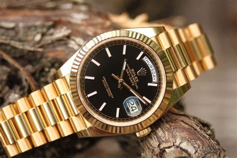 rolex brown black|Rolex day date 40mm.